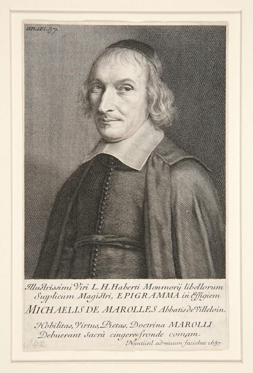 Mikael av Marolles (1600-1681) av Robert Nanteuil