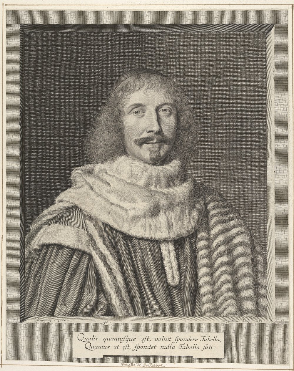 Pompone II de Bellièvre av Robert Nanteuil