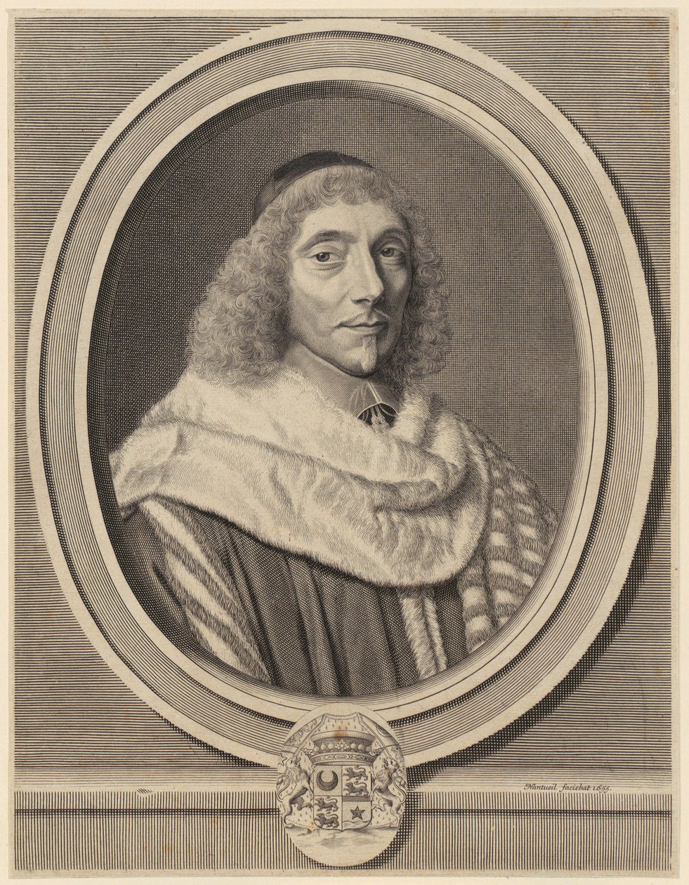 Porträtt av Jean-Antoine de Mesmes av Robert Nanteuil