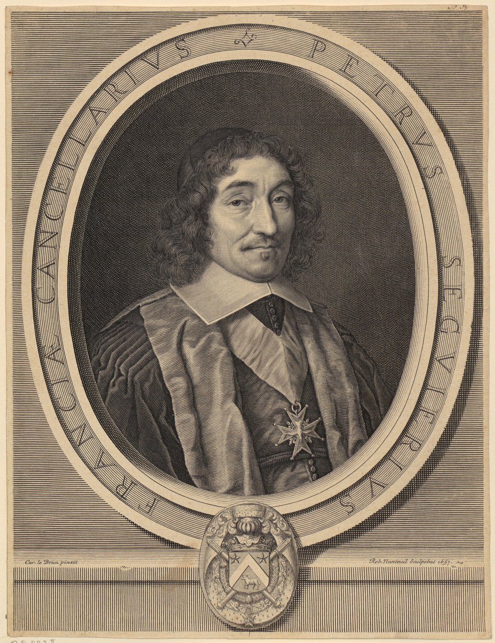 Porträtt av kansler Pierre Séguier av Robert Nanteuil