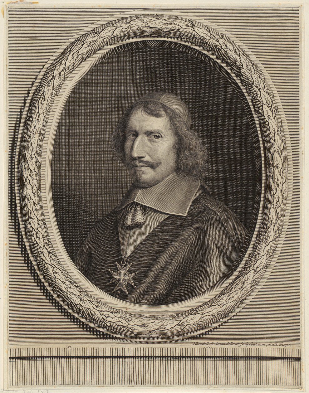 Porträtt av kardinal Antonio Barberini av Robert Nanteuil