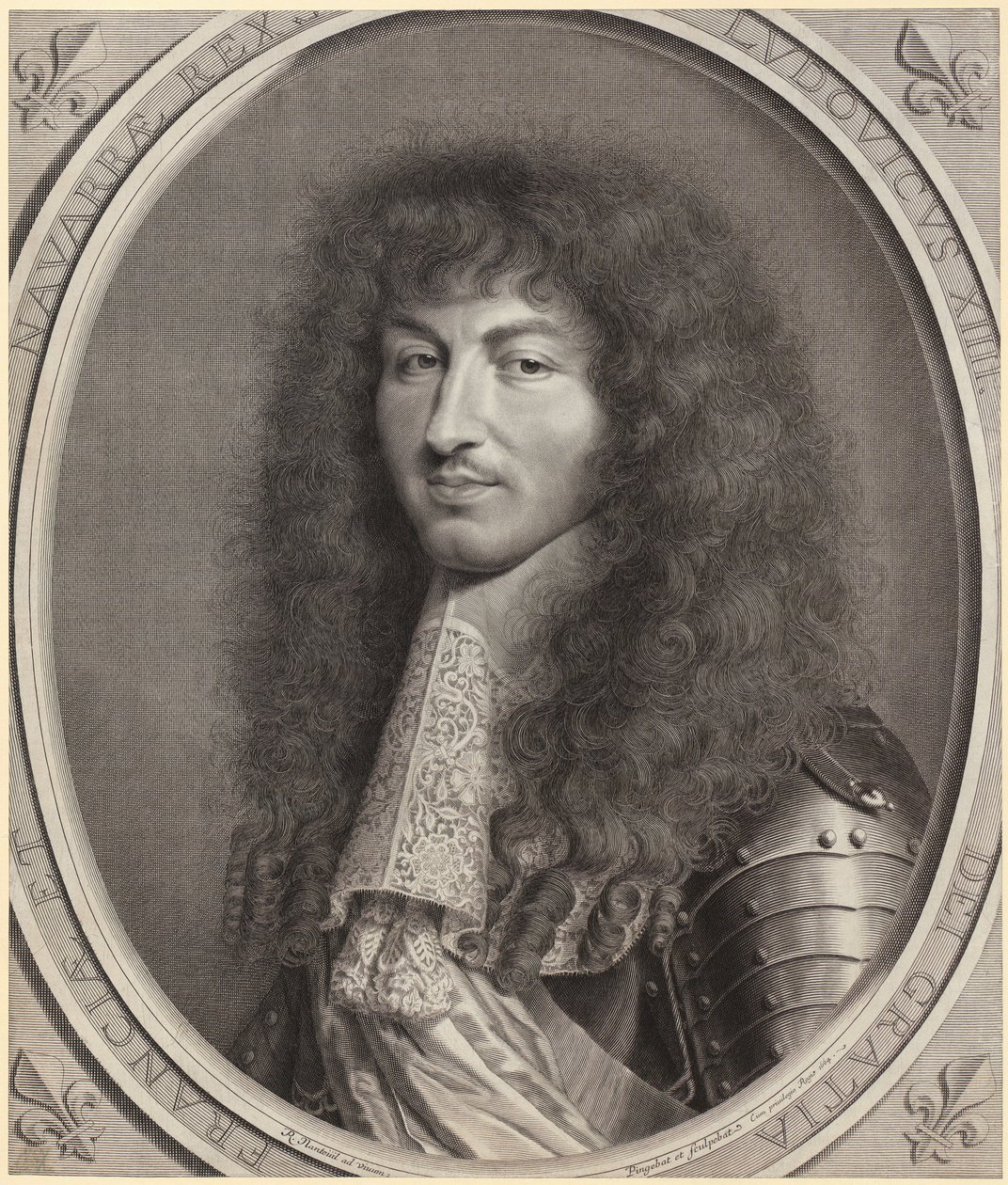 Porträtt av Ludvig XIV av Robert Nanteuil