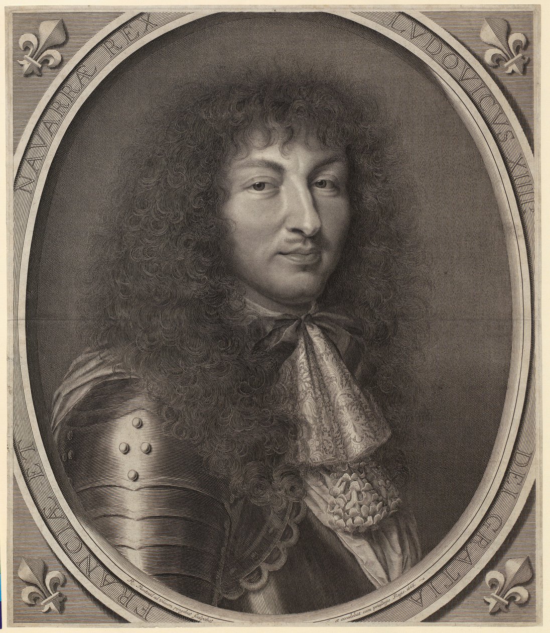 Porträtt av Ludvig XIV av Robert Nanteuil