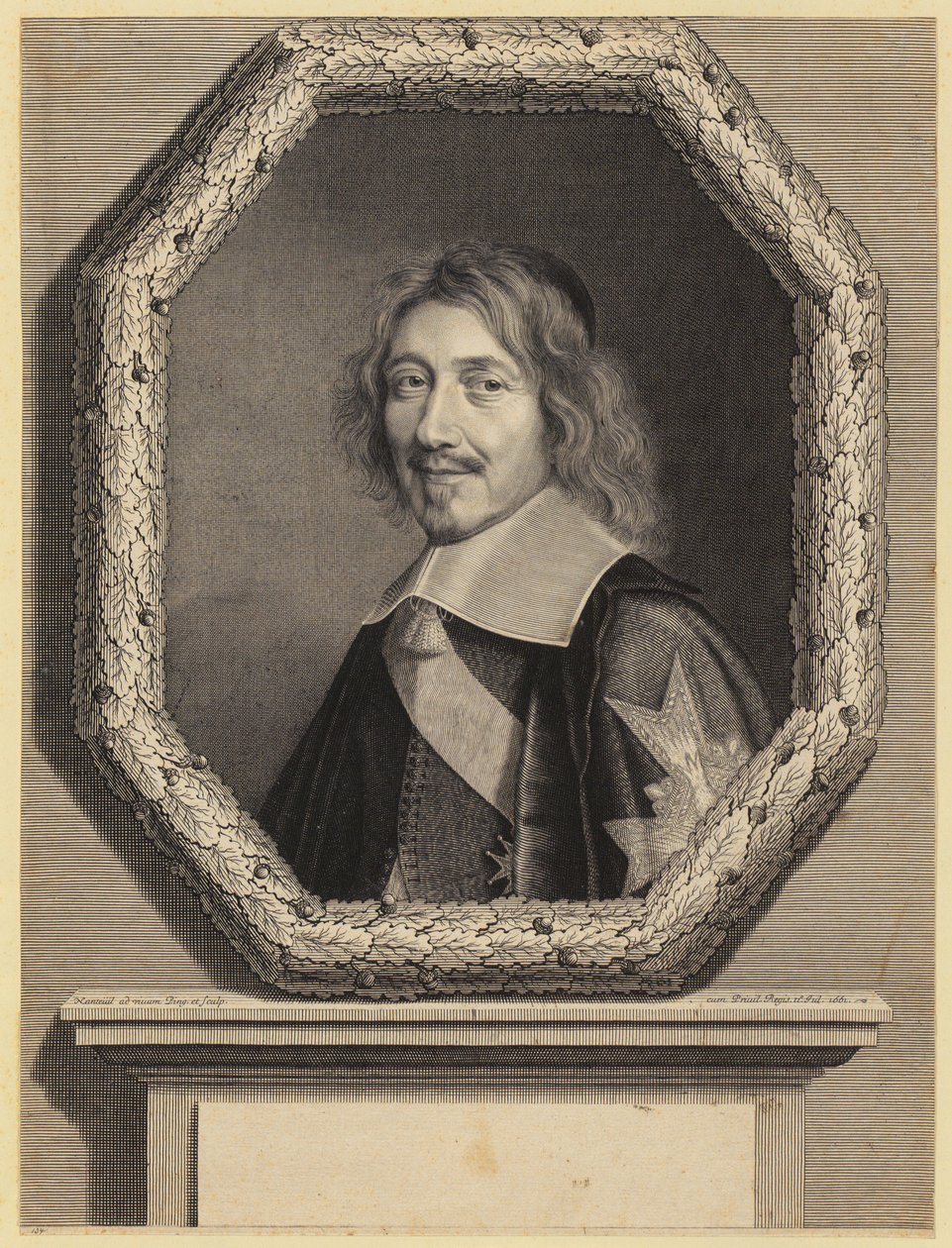 Porträtt av Michel IV Le Tellier, fransk minister av Robert Nanteuil