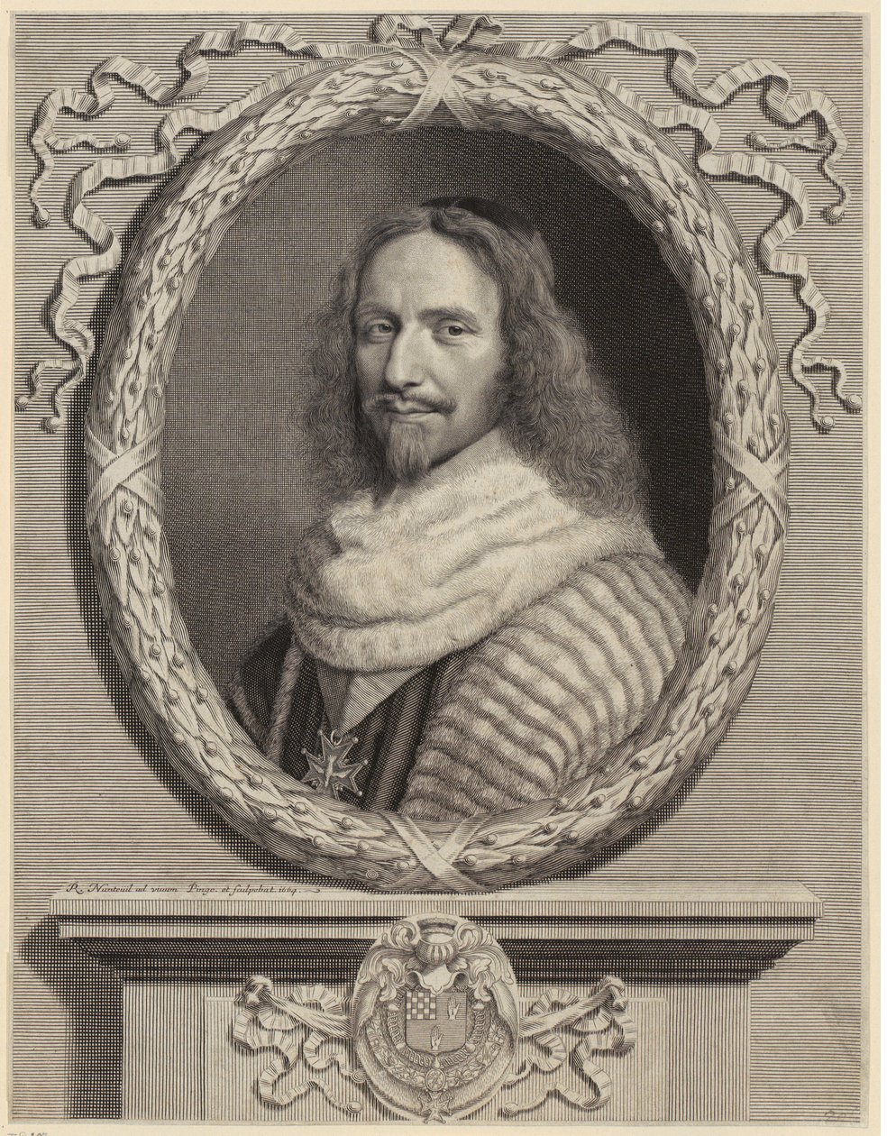 Porträtt av Nicolas Potier från Novion av Robert Nanteuil
