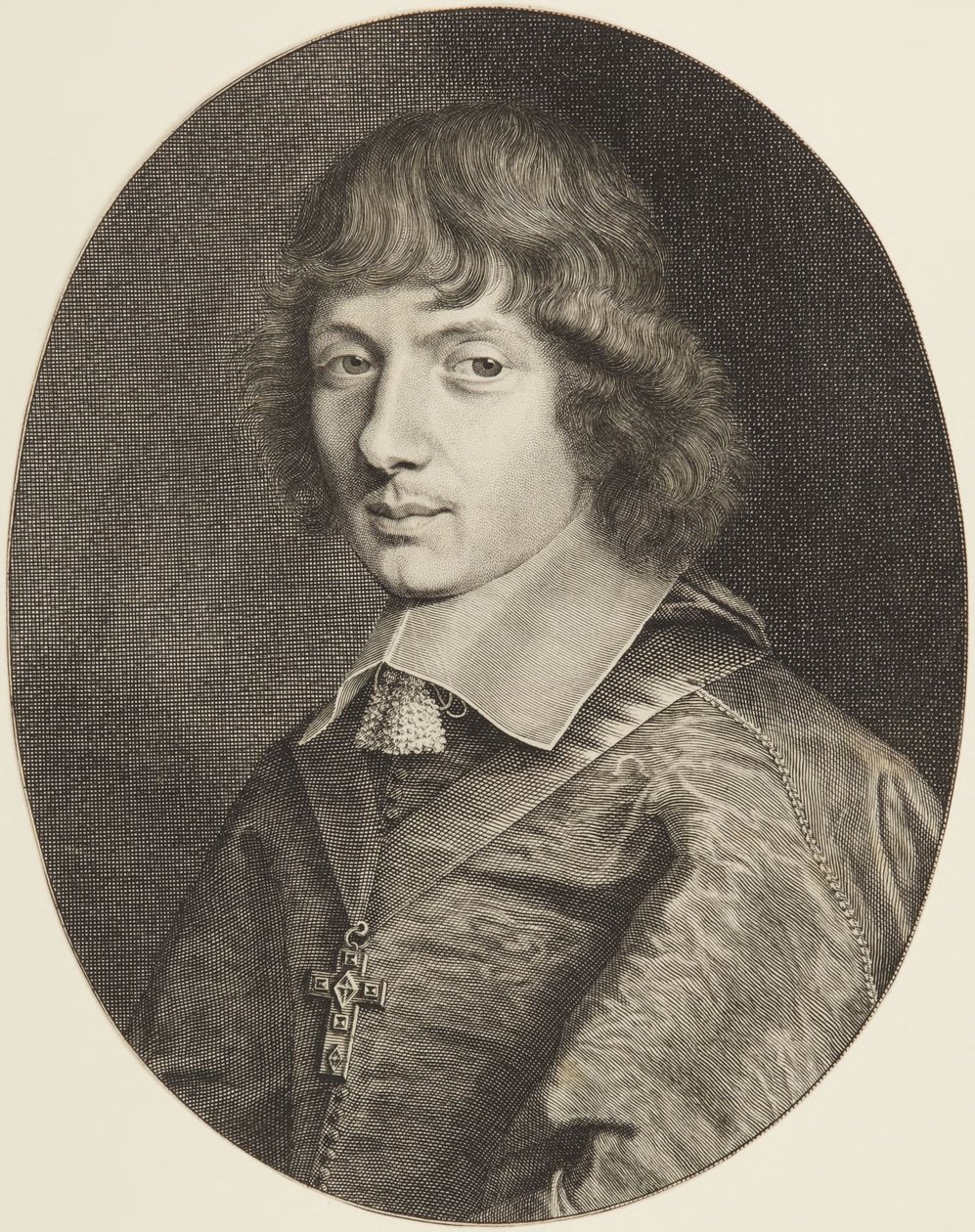 Porträtt av François de Clairmont-Tonnerre av Robert Nanteuil