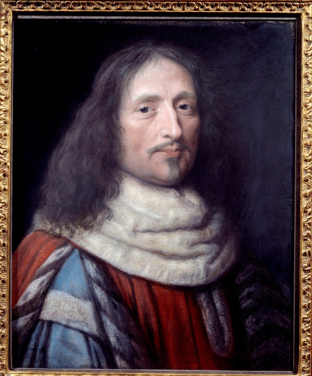Porträtt av Guillaume de Lamoignon (1617-1677) Förste president för parlamentet i Paris Målning av Robert Nanteuil (1623-1678) 1600-talets Paris, Musee Carnavalet av Robert Nanteuil