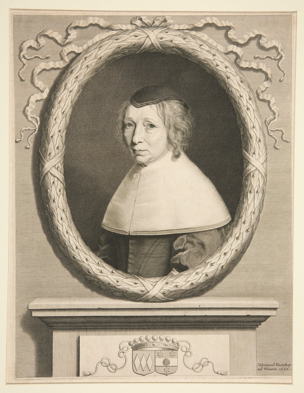 Porträtt av Marie de Bragelogne (Madame Bouthillier) av Robert Nanteuil