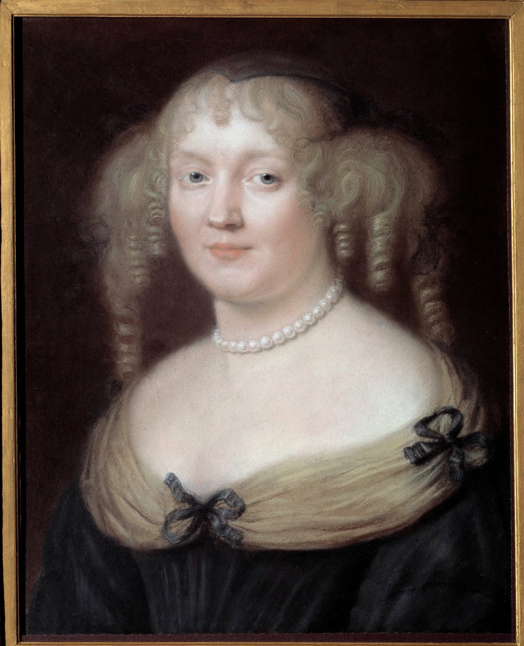 Porträtt av Marie de Rabutin-Chantal (Rabutin Chantal), Marquise de Sevigne dit Madame de Sevigne (1626-1696), kvinna av bokstäver. Bussy-Rabutins slott. Målning av Robert Nanteuil (1623-1678). Karnevalsmuseet. av Robert Nanteuil