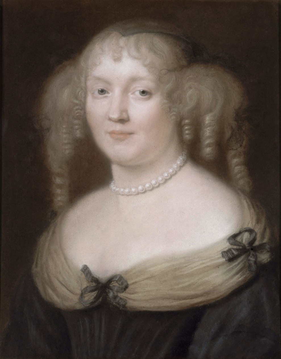 Porträtt av Marie de Rabutin-Chantal, Marquise de Sévigné 1626-1696, ca 1665. av Robert Nanteuil