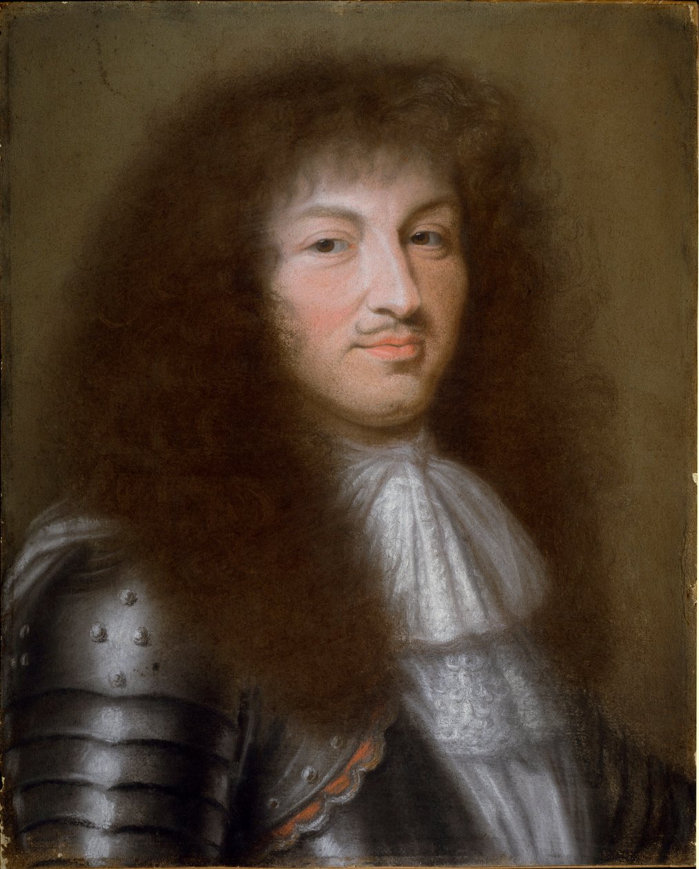 Porträtt av kungen av Frankrike Ludvig XIV av Robert Nanteuil