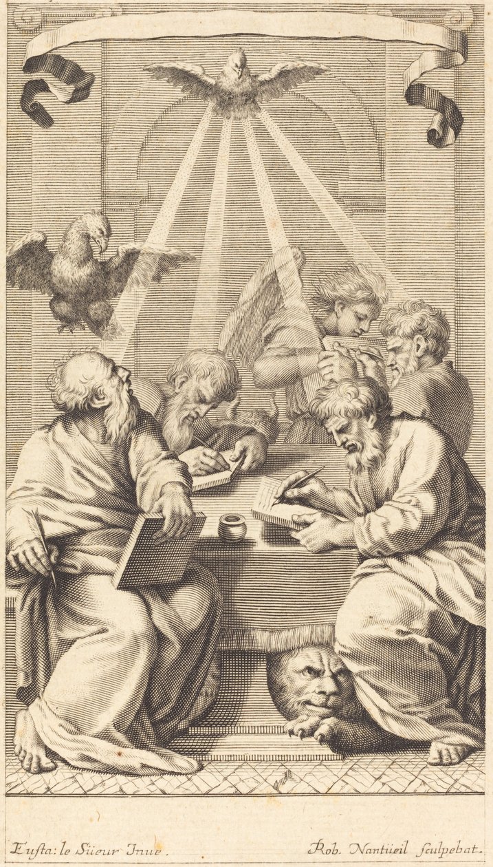 De fyra evangelisterna av Robert Nanteuil
