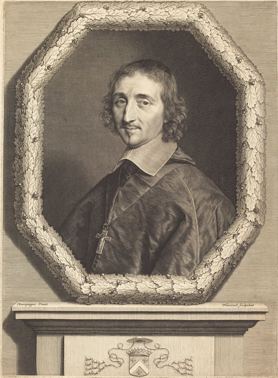 Ferdinand av Neufville av Robert Nanteuil after Philippe de Champaigne