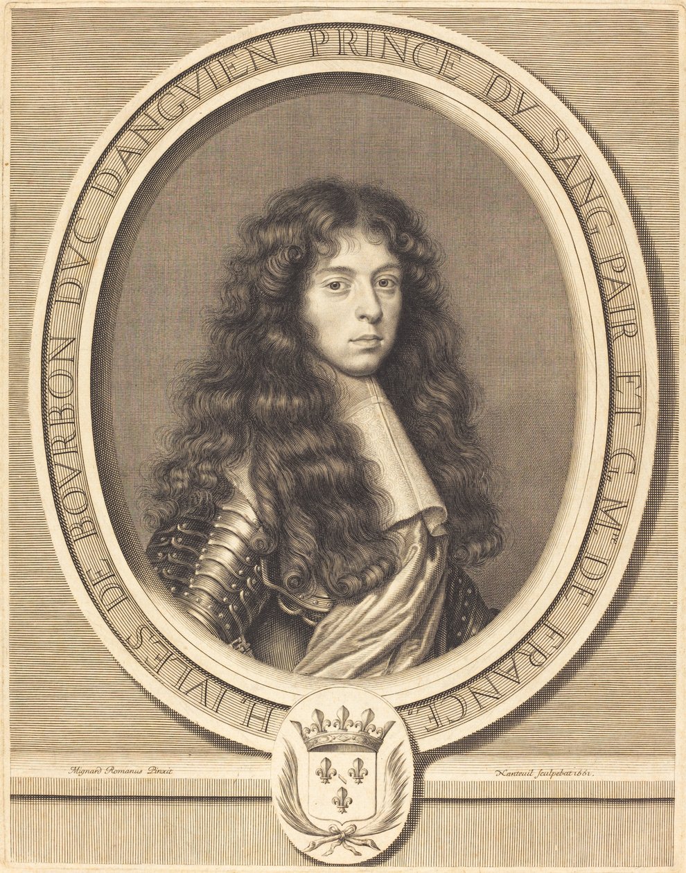 Jules, hertig av Enghien av Robert Nanteuil after Pierre Mignard I
