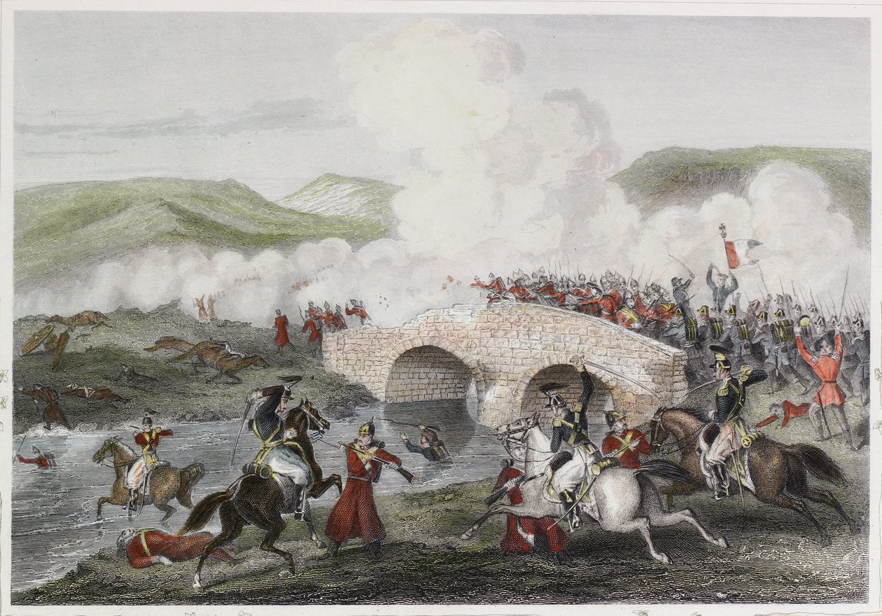Slaget vid Tchernaya av Robert Neal after Hind