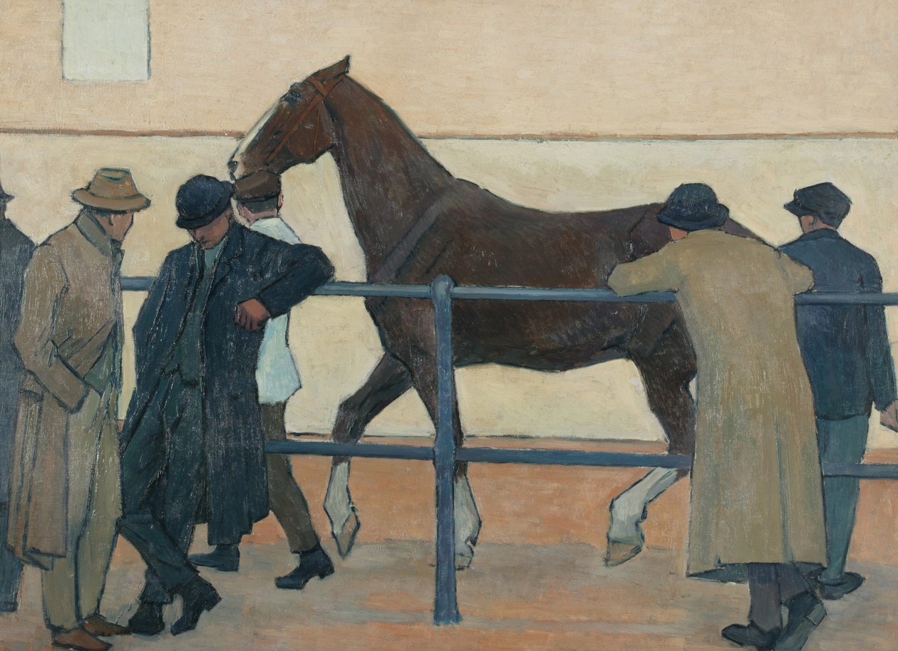 Hästhandlare av Robert Polhill Bevan