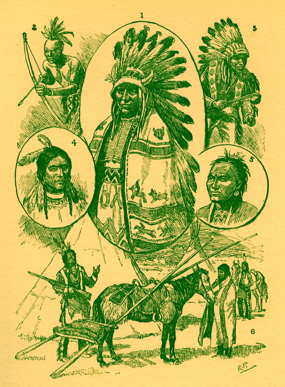 Amerikanska indianer på 1800-talet av Robert Prowse