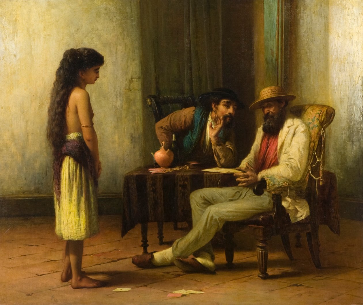 The Quadroon Girl, ca 1855-73 (olja på duk) av Robert RSA Gavin