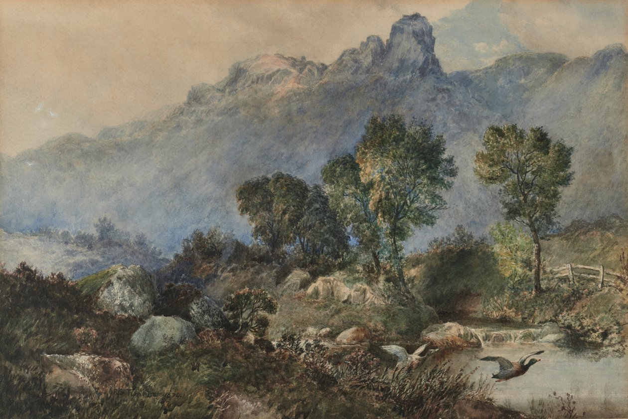 Landskap med gräsänder av Robert Scott Temple
