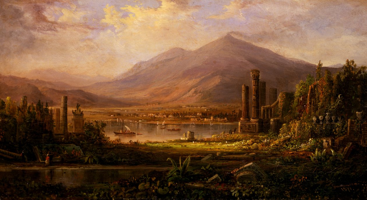Pompeji, 1871. av Robert Seldon Duncanson