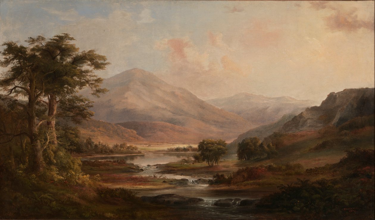 Skotskt landskap, 1871. av Robert Seldon Duncanson