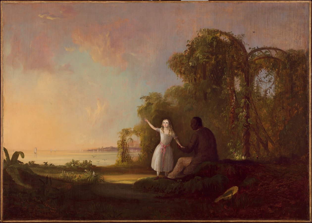 Farbror Tom och Lilla Eva av Robert Seldon Duncanson