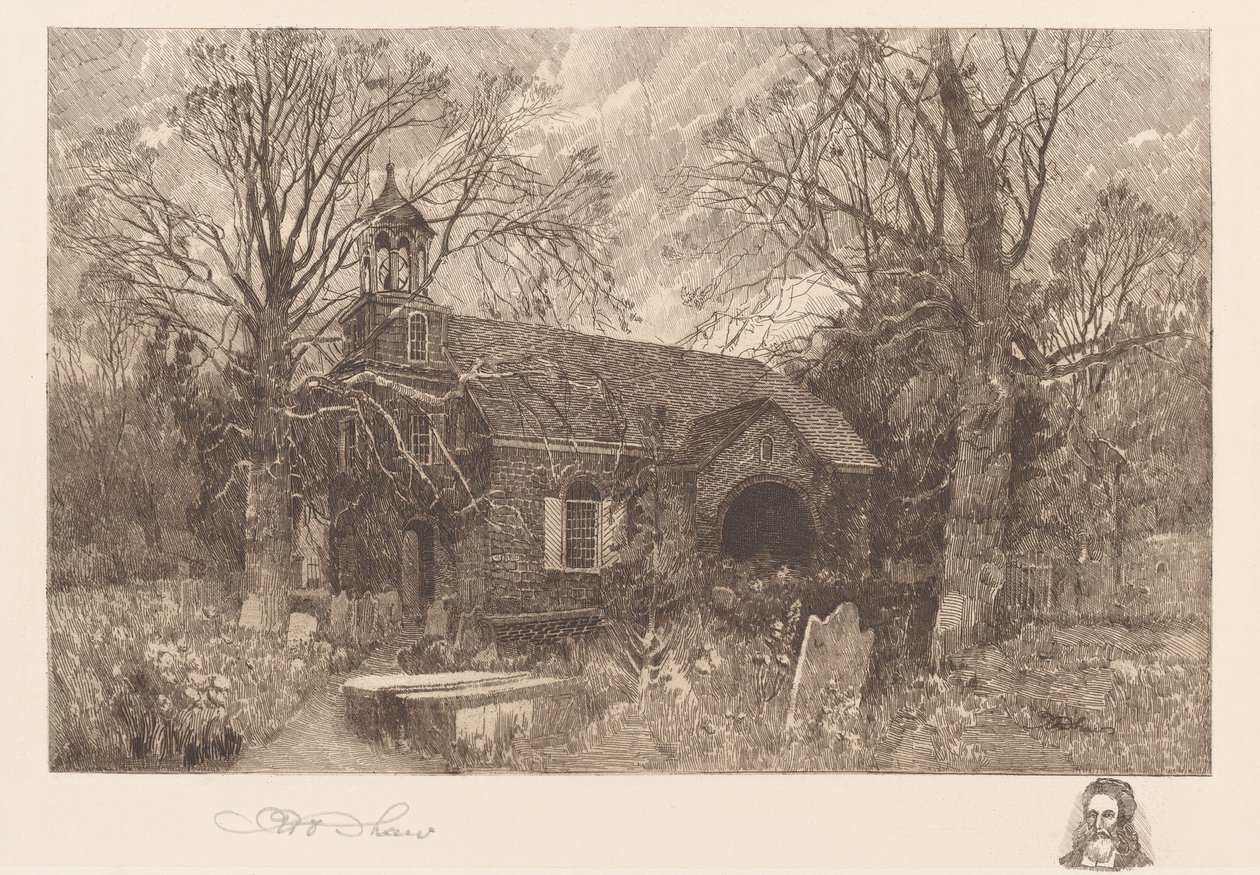 Gamle svenskans kyrka av Robert Shaw