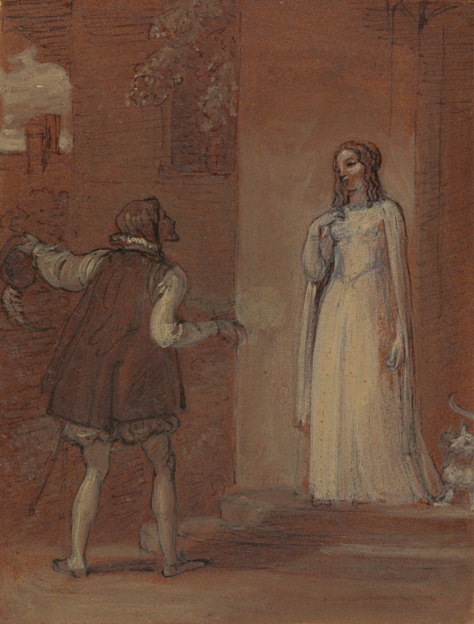 Anne Page och Slender av Robert Smirke
