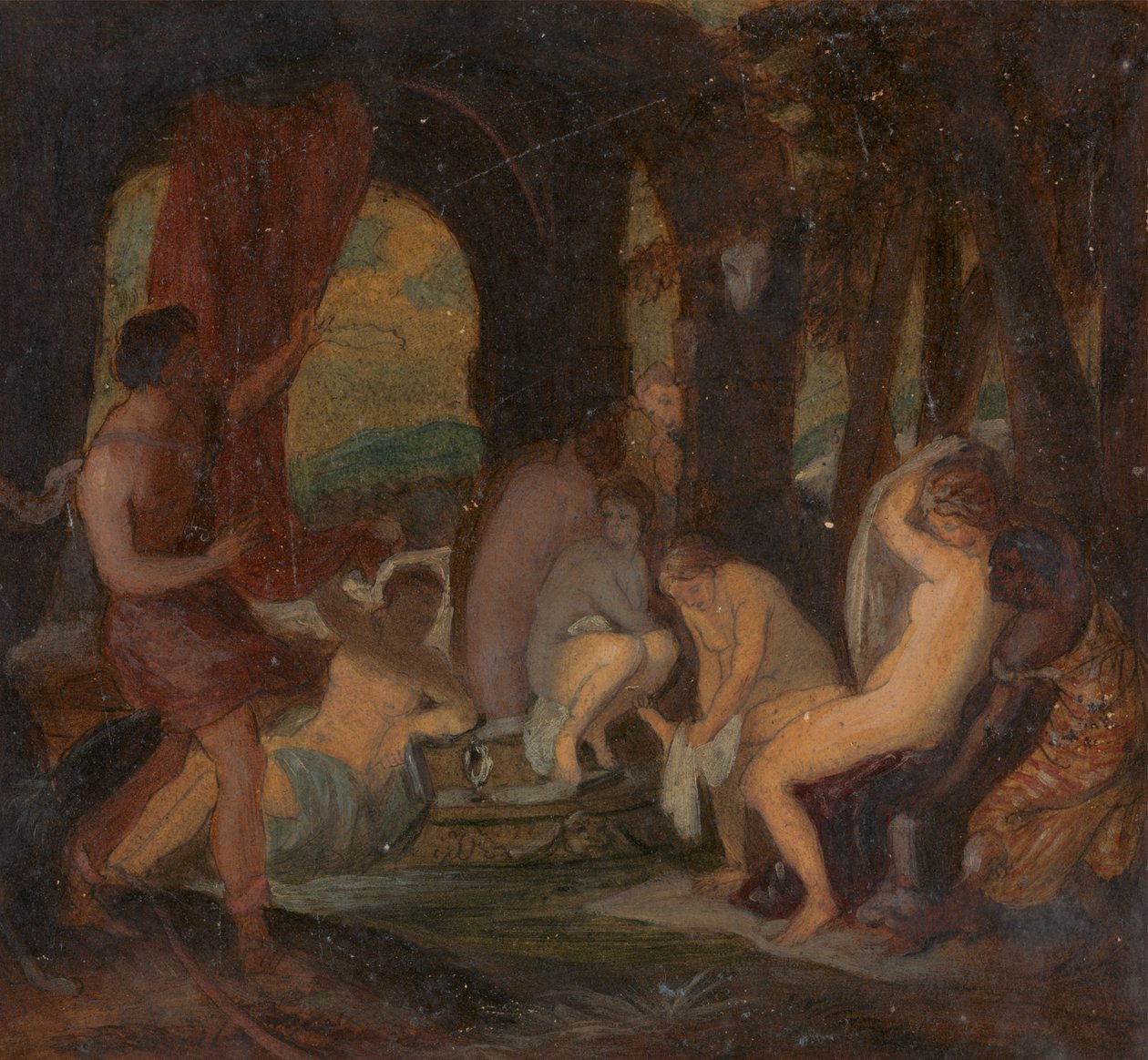Diana och Actaeon av Robert Smirke