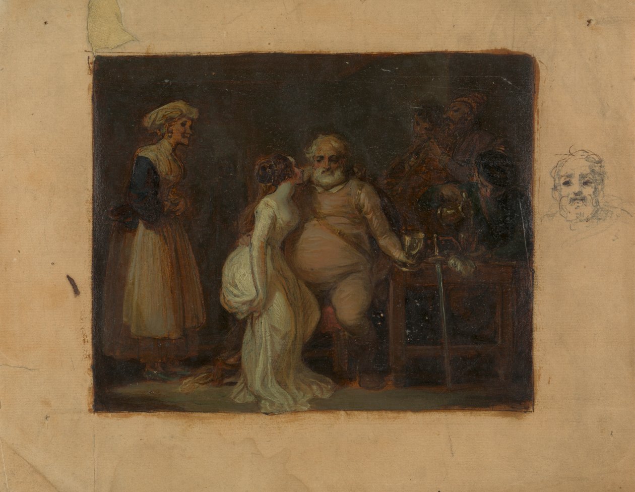 Falstaff i galtens huvud av Robert Smirke