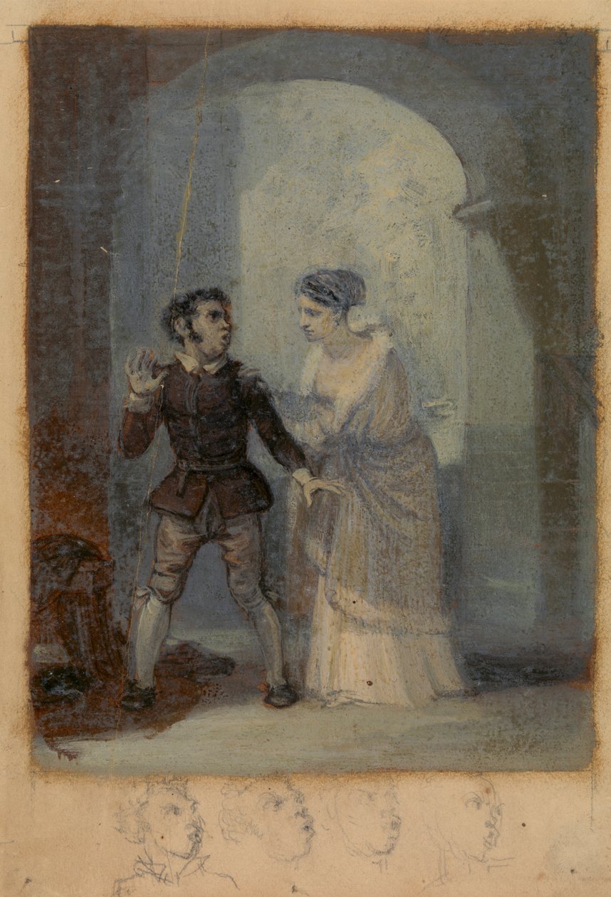 Katherina och Grumio av Robert Smirke