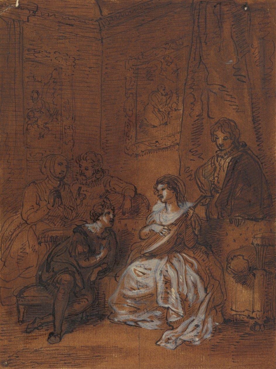 [En från] Illustrationer till Shakespeare av Robert Smirke