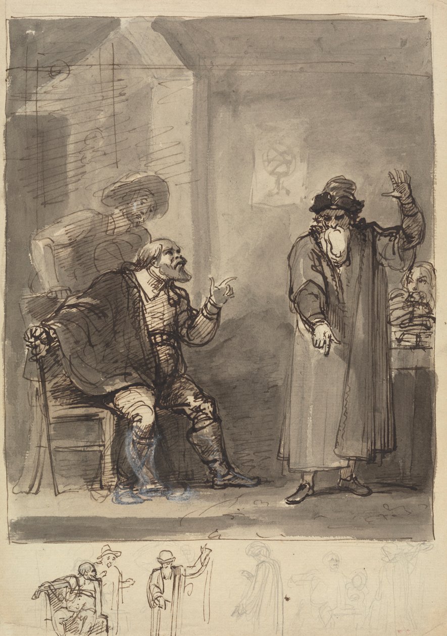 [En från] Illustrationer till Shakespeare av Robert Smirke