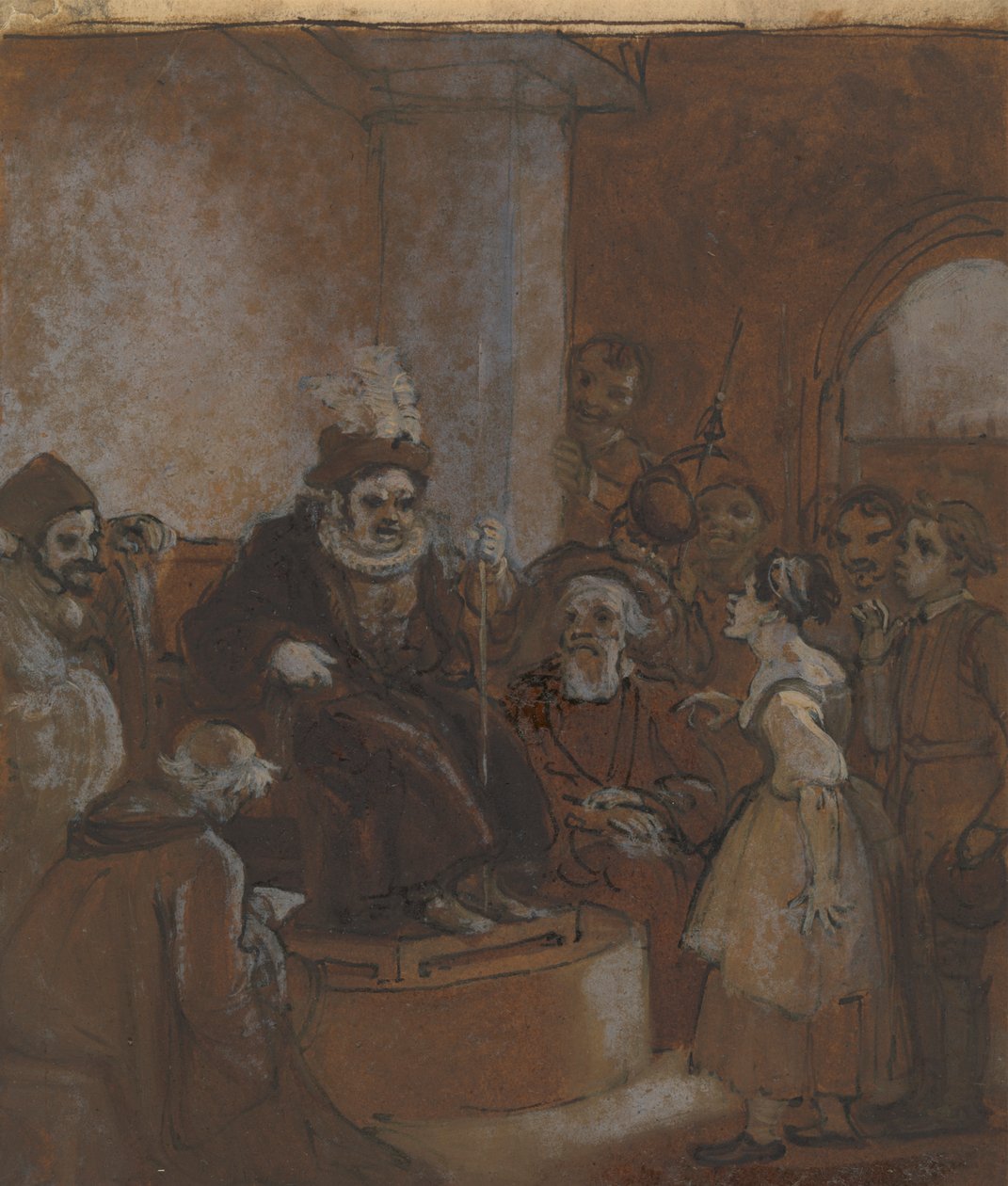 [En från] Illustrationer till Shakespeare av Robert Smirke