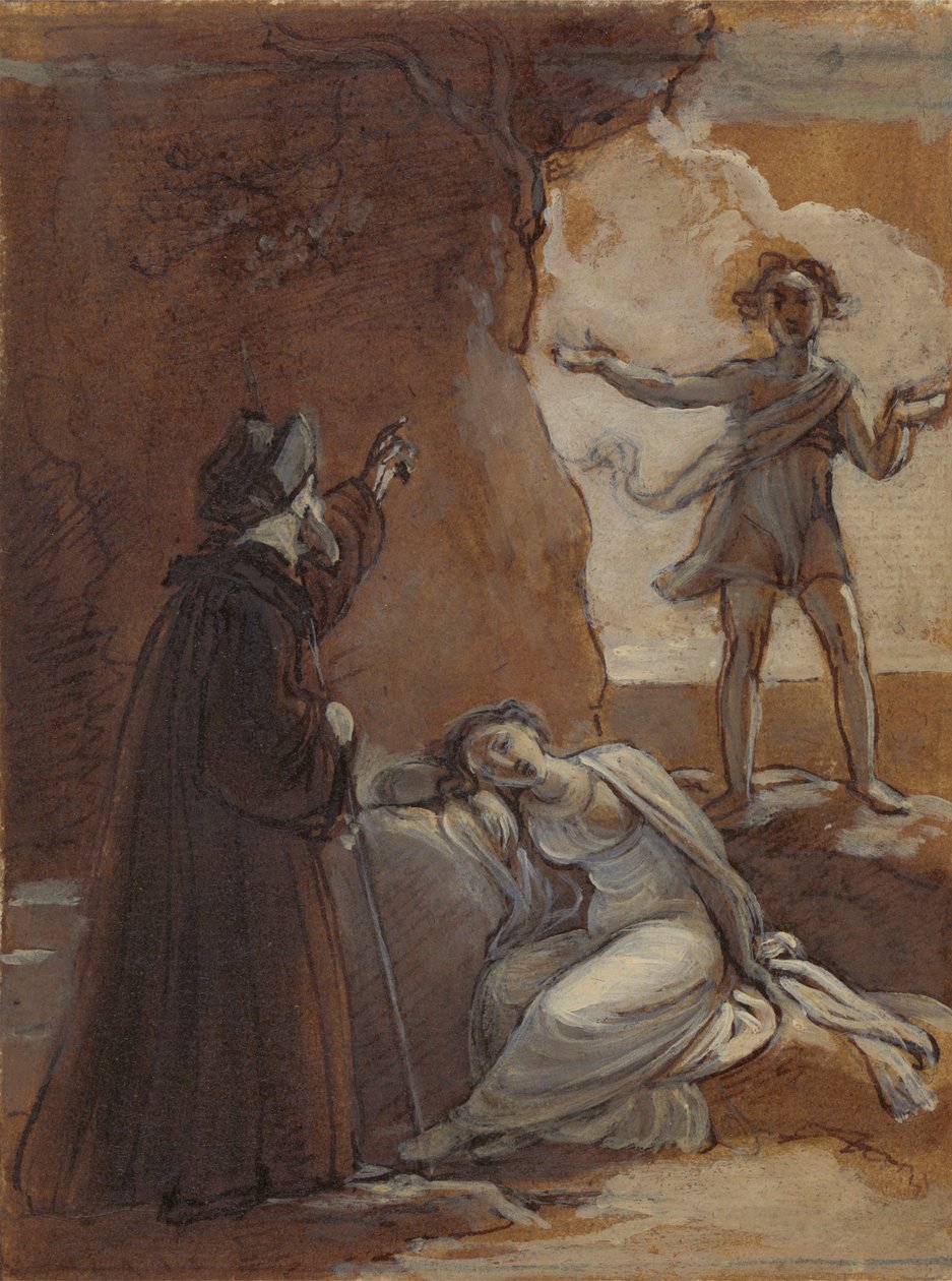 Prospero och Ariel av Robert Smirke