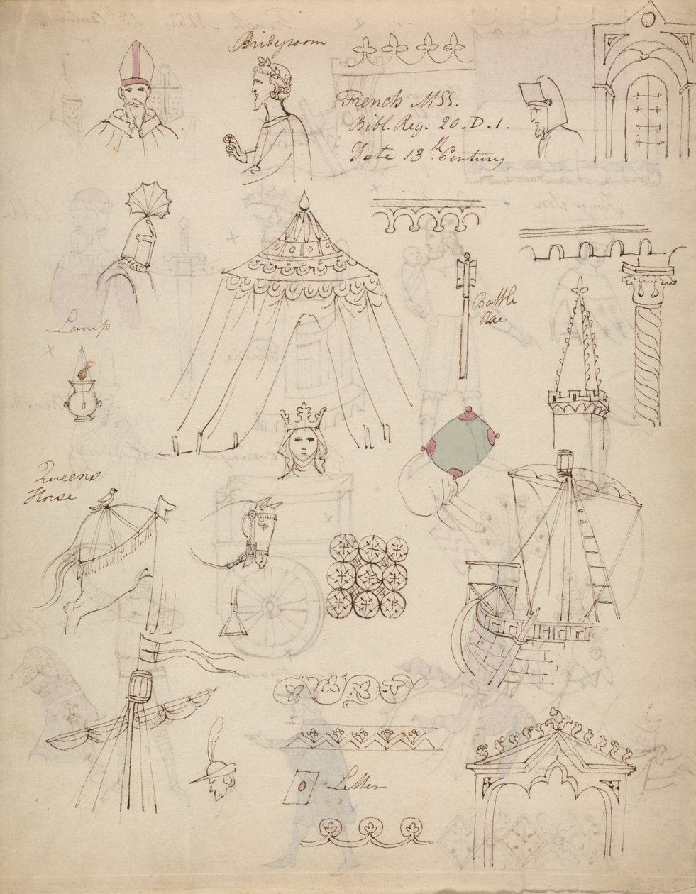 Studier från ett franskt MSS bibelregister av Robert Smirke