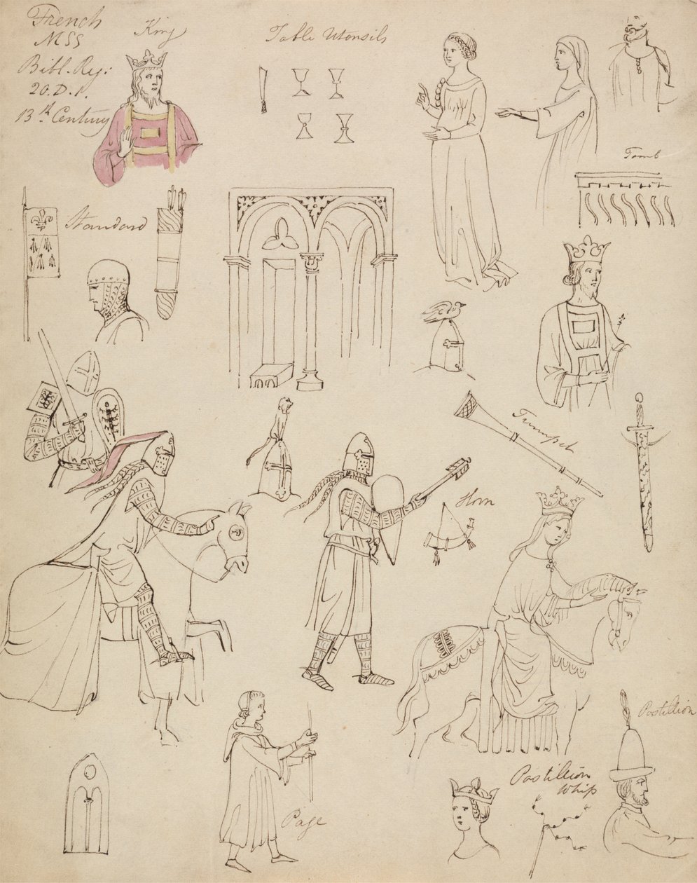 Studier från ett franskt MSS bibelregister av Robert Smirke