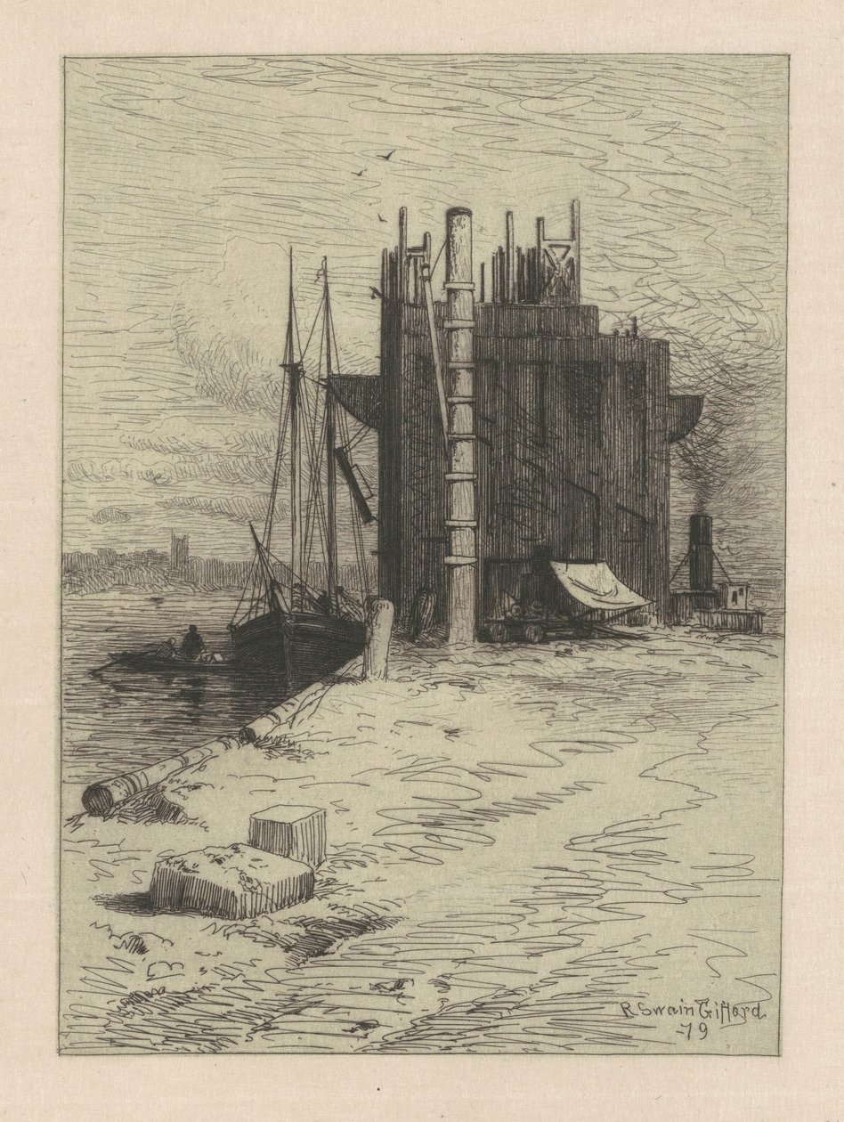Kolfickor på New Bedford av Robert Swain Gifford