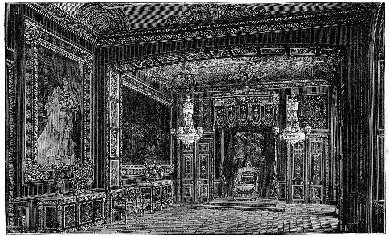 Throne Room, Windsor, 1880. av Robert Taylor Pritchett