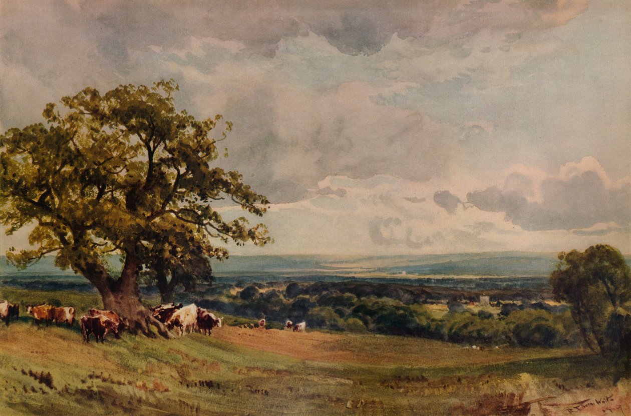 Nära Ashford, Kent, 1907, 1938 av Robert Thorne Waite