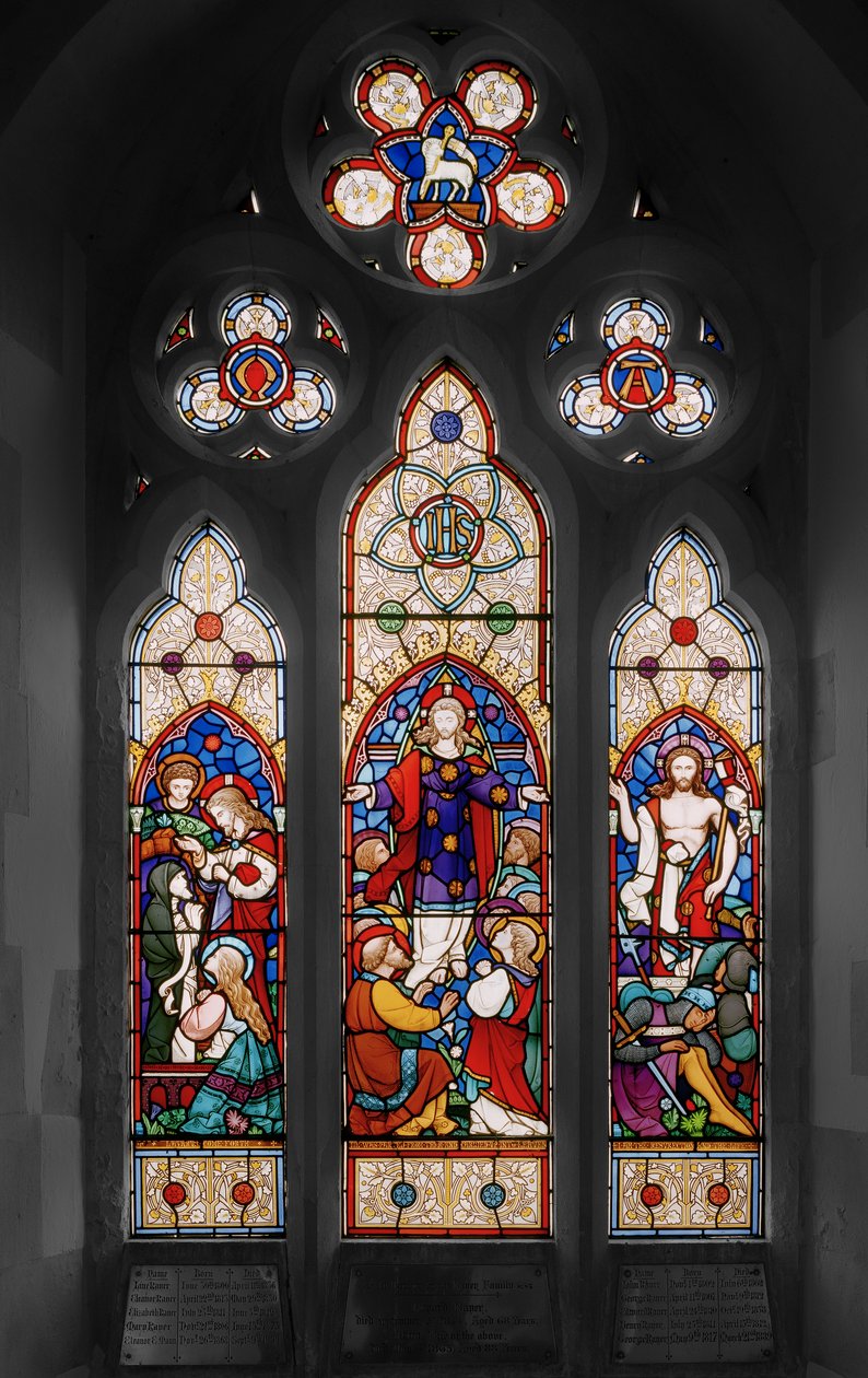 Östra fönstret, 1864 (målat glas) av Robert Turnill Bayne