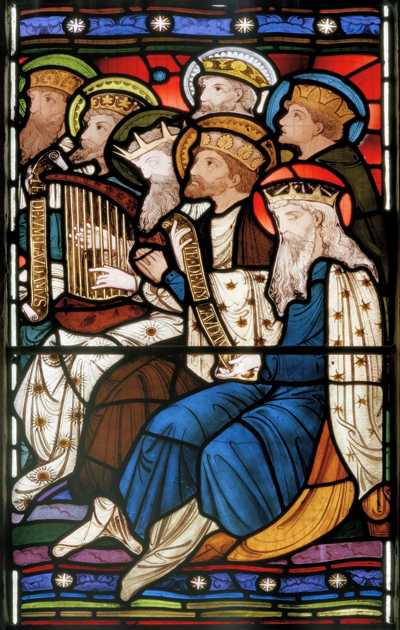 Praising Kings, detalj från The Last Judgement, ca 1864 (målat glas) av Robert Turnill Bayne