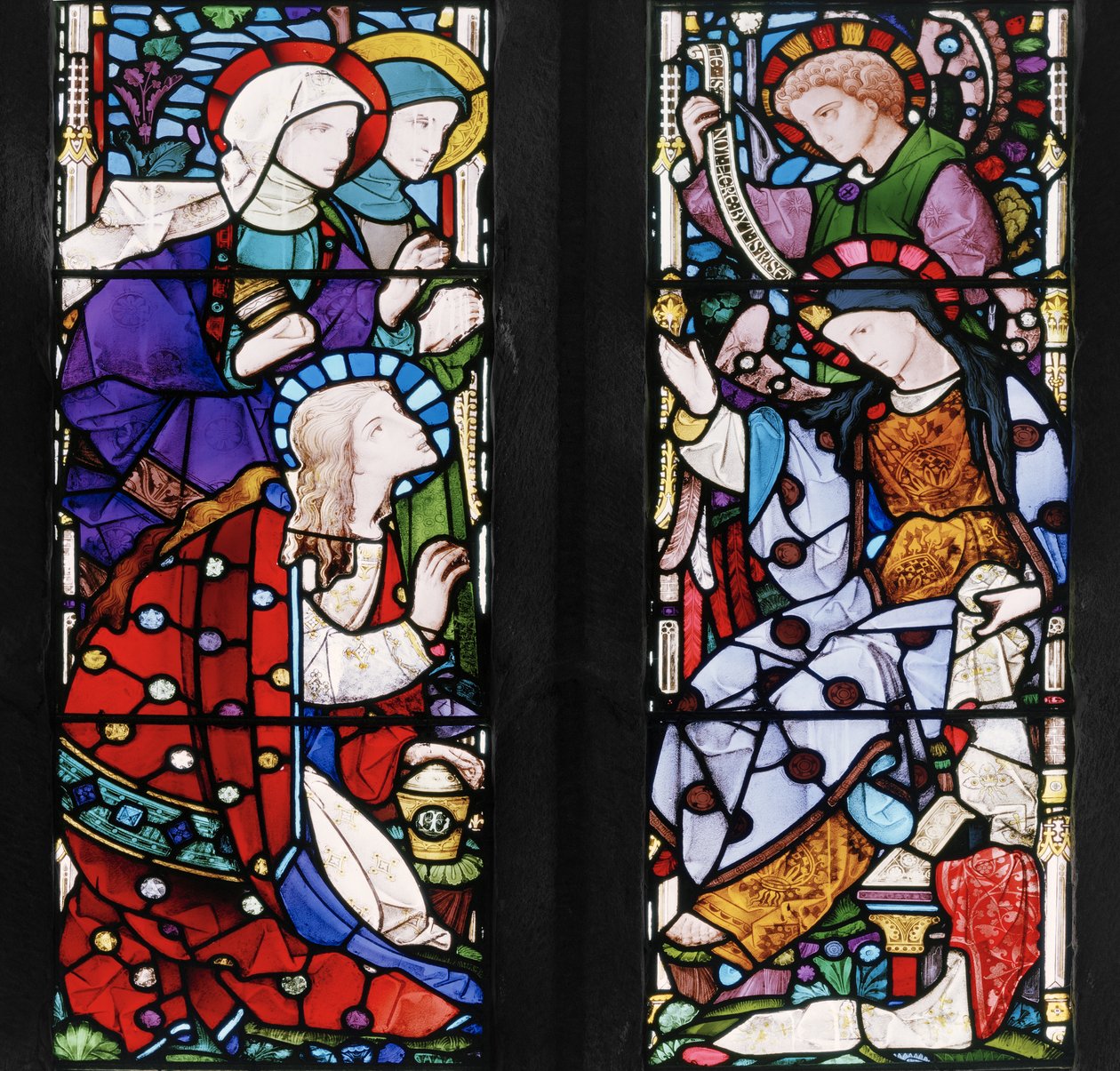 Bibelns kvinna, ca 1866 (målat glas) av Robert Turnill Bayne