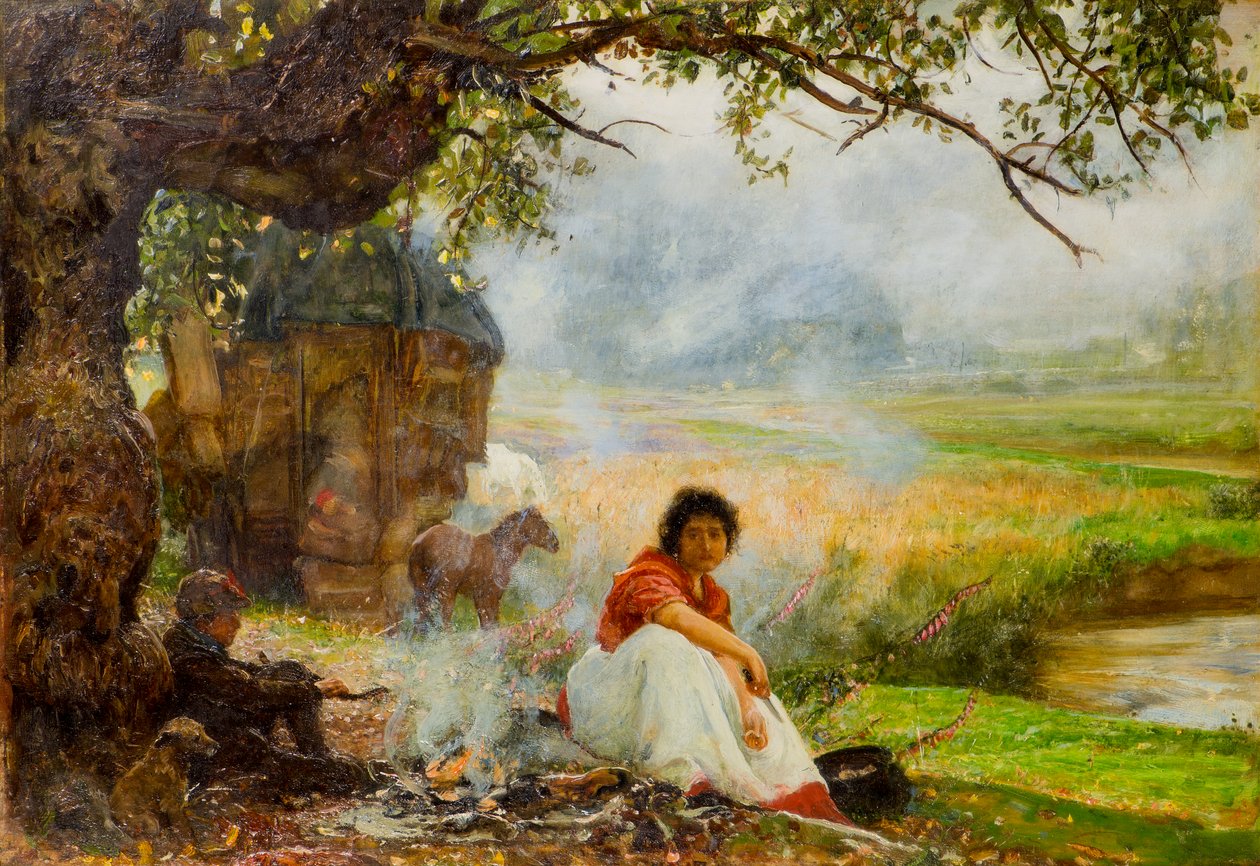 Gipsy Girl av Robert Walker Macbeth