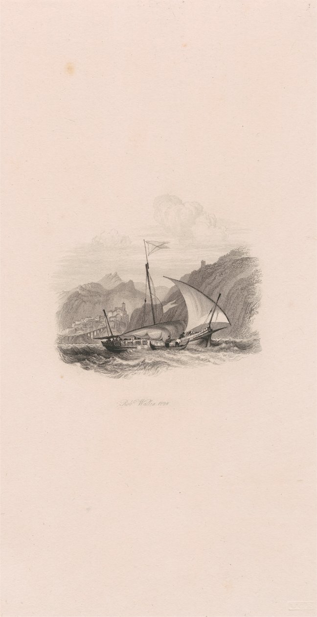 Amalfi (vinjett) av Robert Wallis