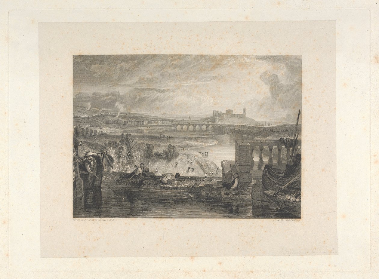 Lancaster från akveduktbron av Robert Wallis