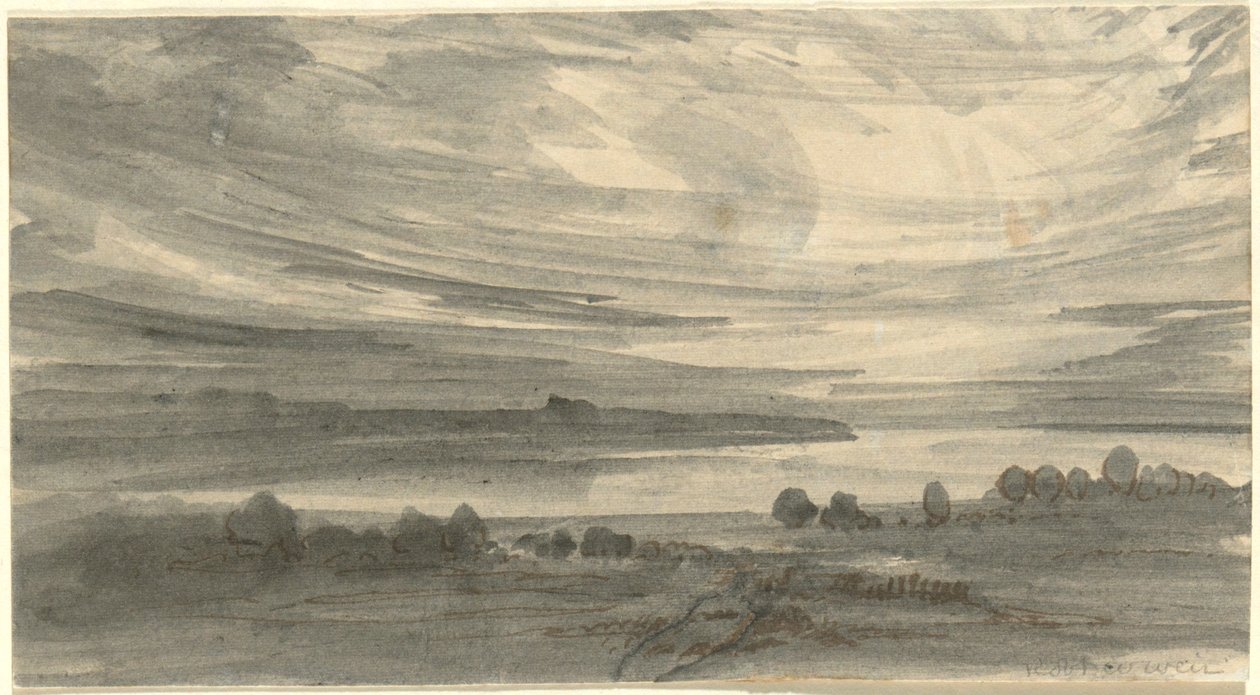 Landskap med sjö av Robert Walter Weir
