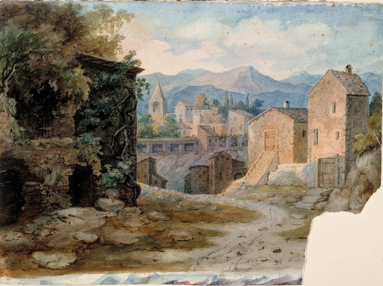 Italiensk bergsstad av Robert Wilhelm Ekman