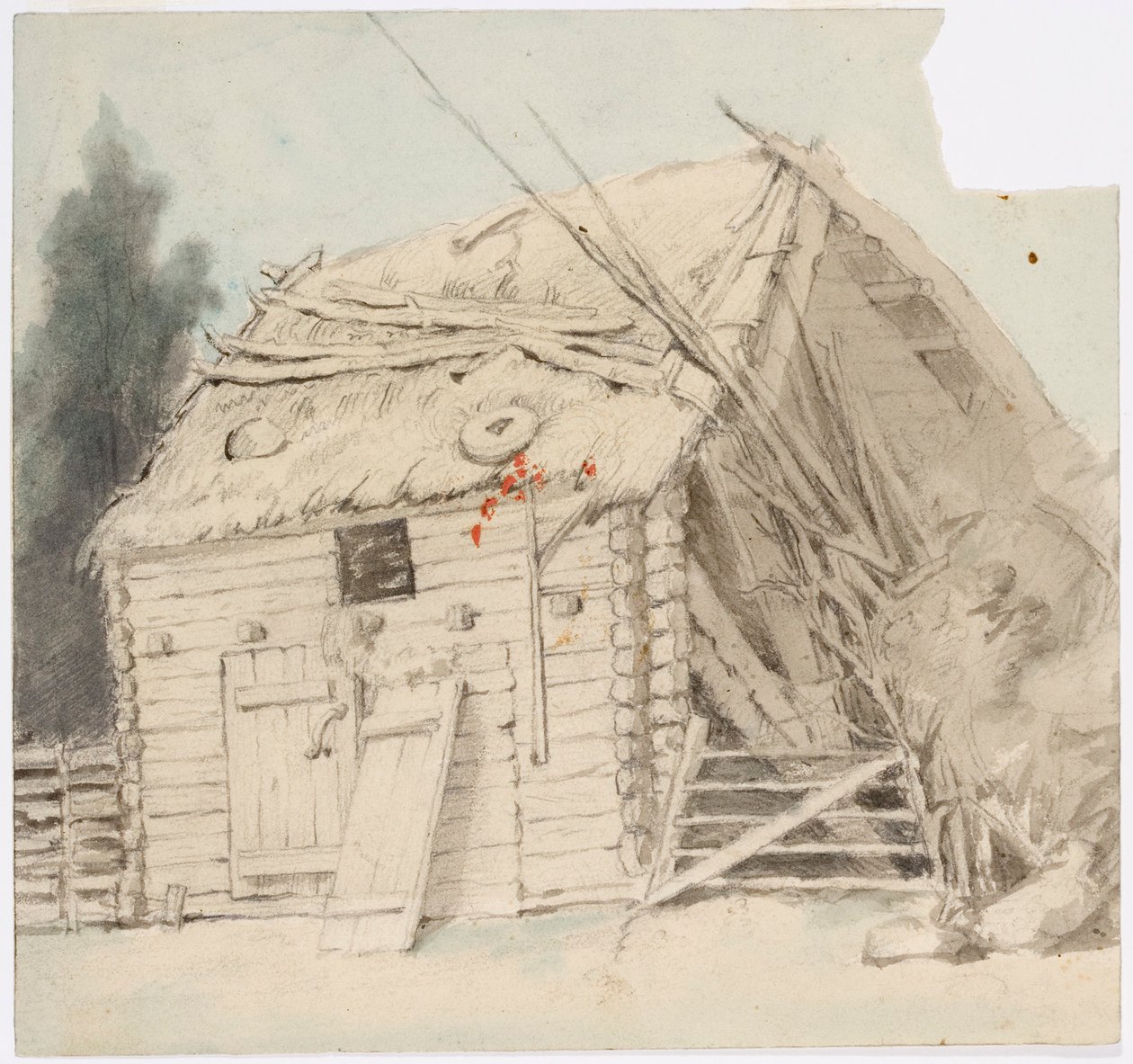 Byggnad med sadeltak av Robert Wilhelm Ekman