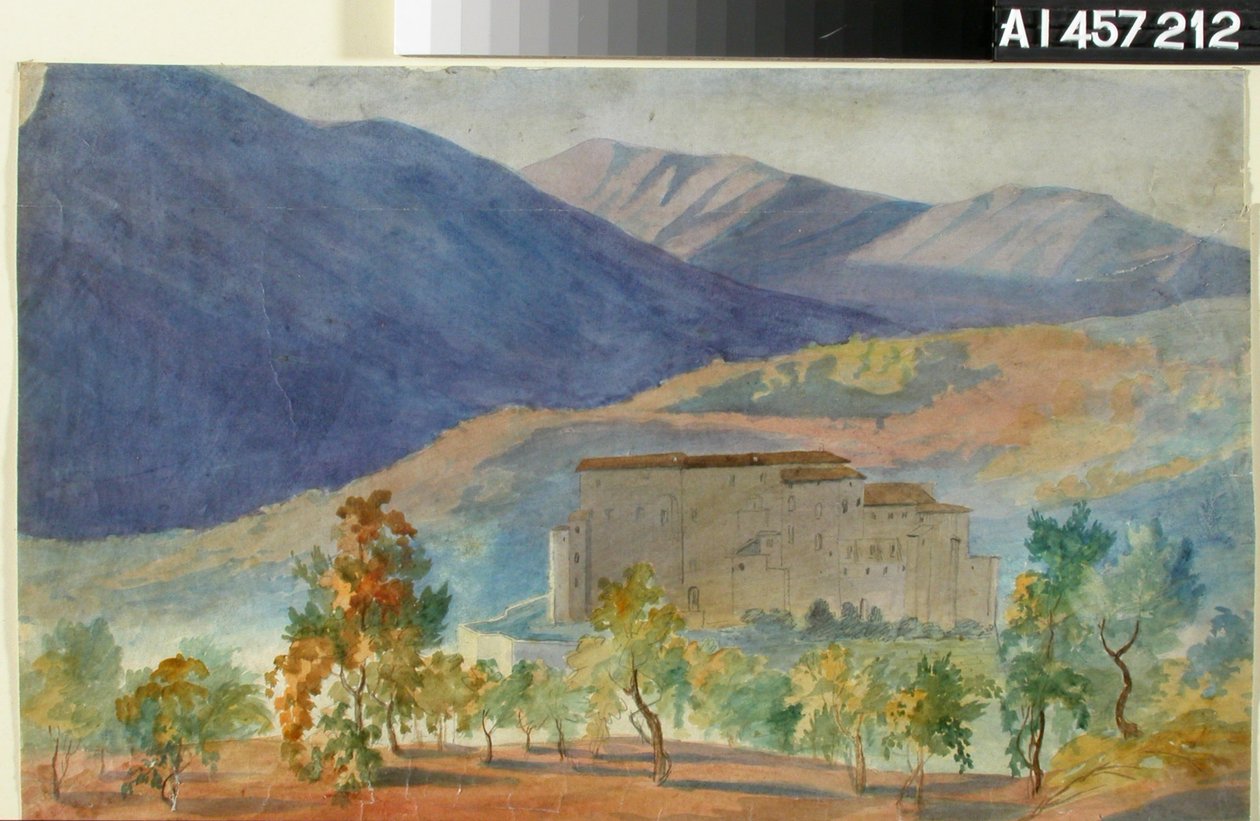 Subiaco, Rocca Abbaziale av Robert Wilhelm Ekman